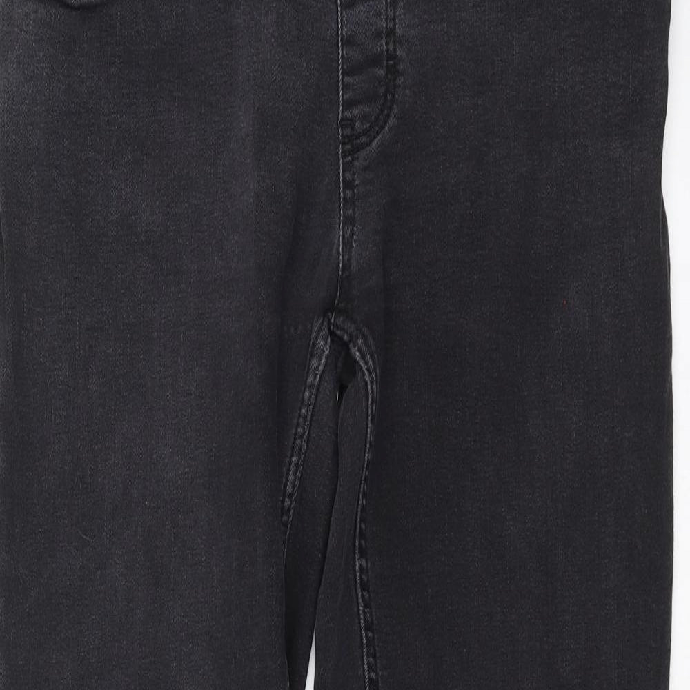 GeBE Womens Grey  Denim Skinny Jeans Size 14 L28 in
