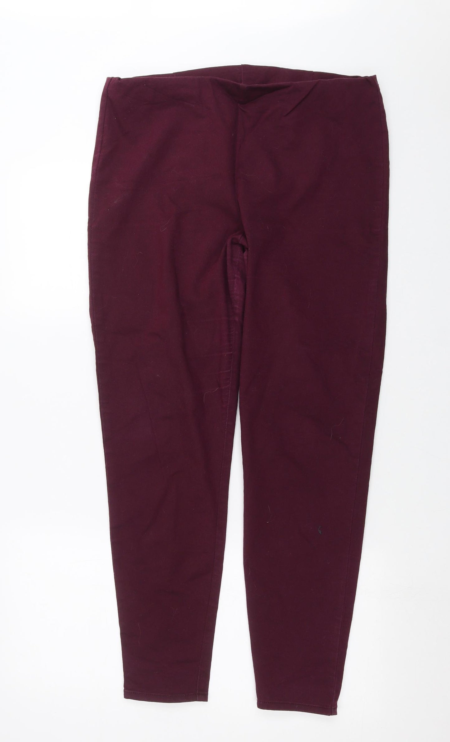George Womens Purple  Denim Jegging Jeans Size 16 L28 in