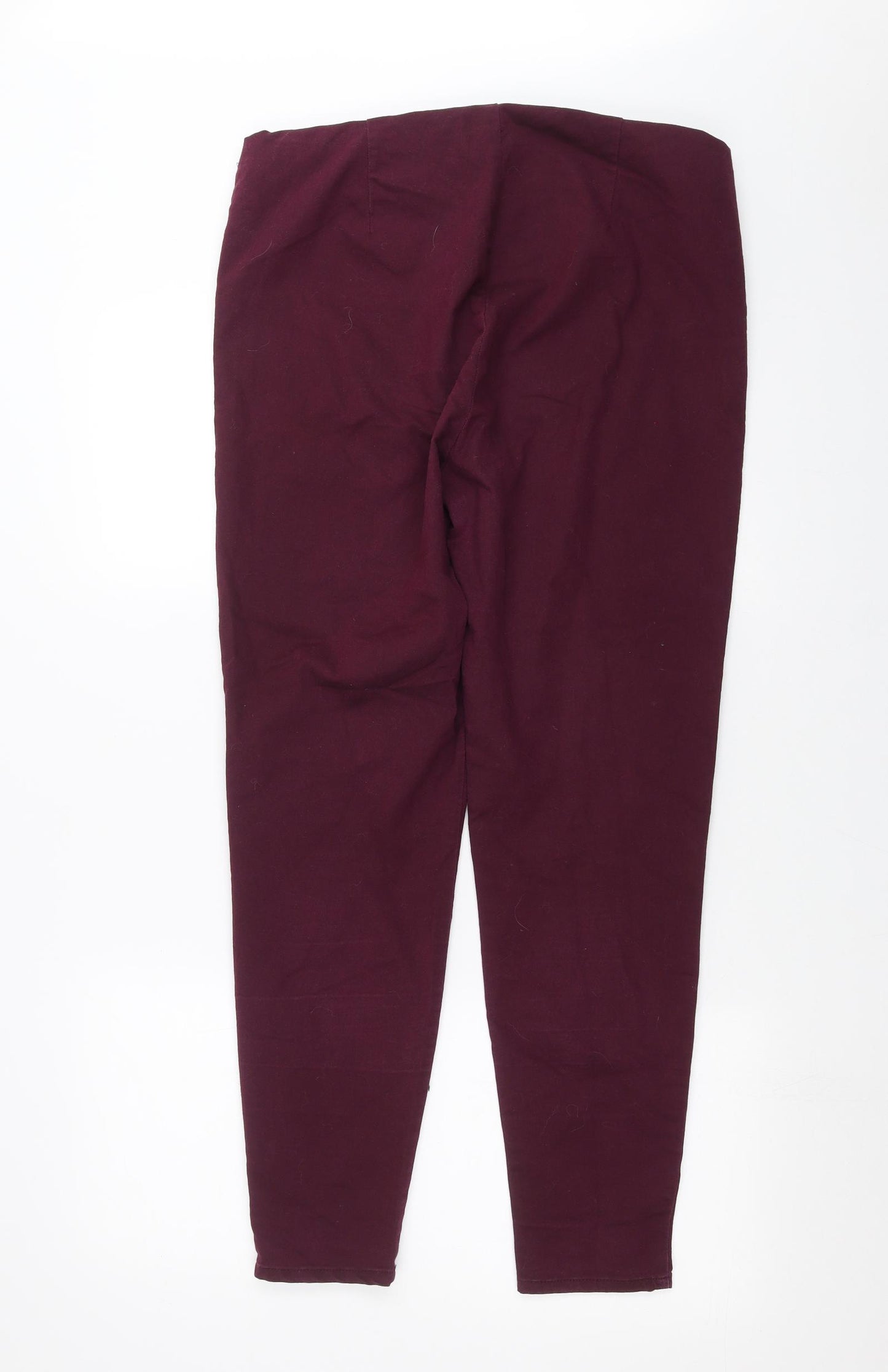 George Womens Purple  Denim Jegging Jeans Size 16 L28 in