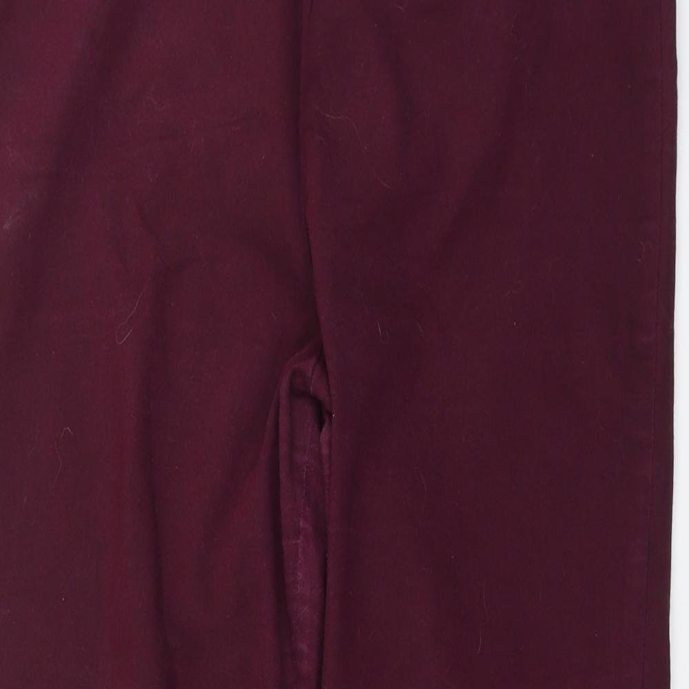 George Womens Purple  Denim Jegging Jeans Size 16 L28 in