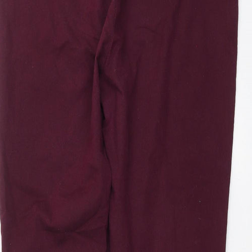 George Womens Purple  Denim Jegging Jeans Size 16 L28 in