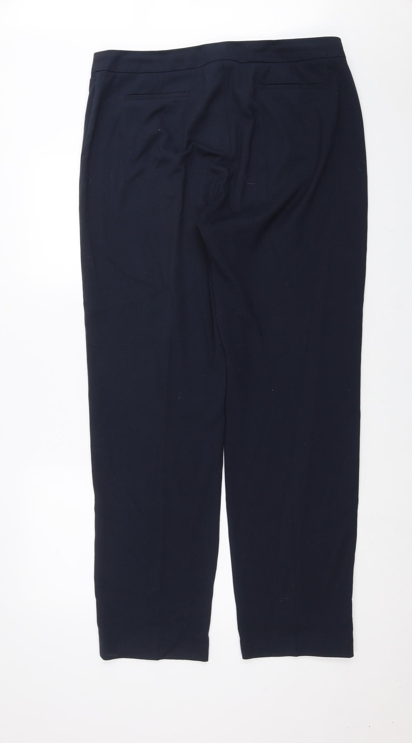 Marks and Spencer Womens Blue   Trousers  Size 16 L32 in
