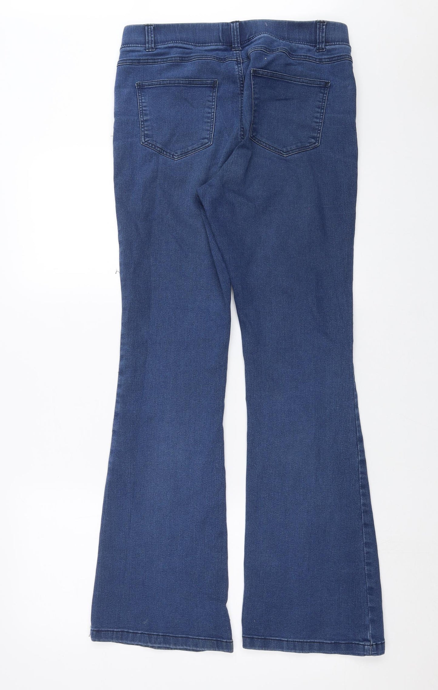 Simply Be Womens Blue  Denim Bootcut Jeans Size 14 L31 in