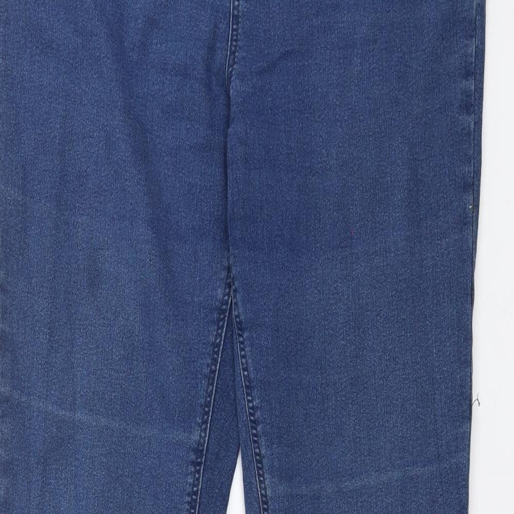Simply Be Womens Blue  Denim Bootcut Jeans Size 14 L31 in