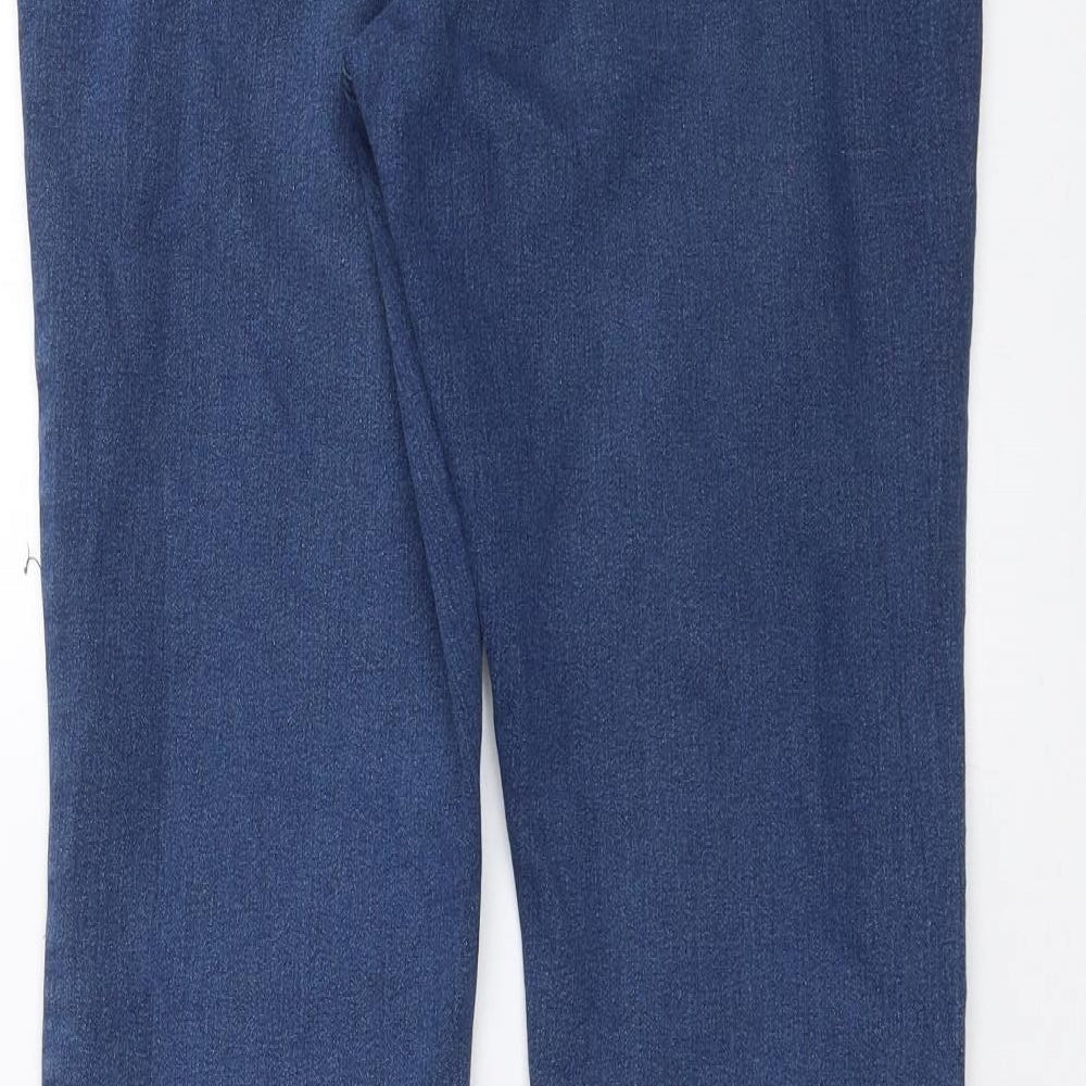 Simply Be Womens Blue  Denim Bootcut Jeans Size 14 L31 in