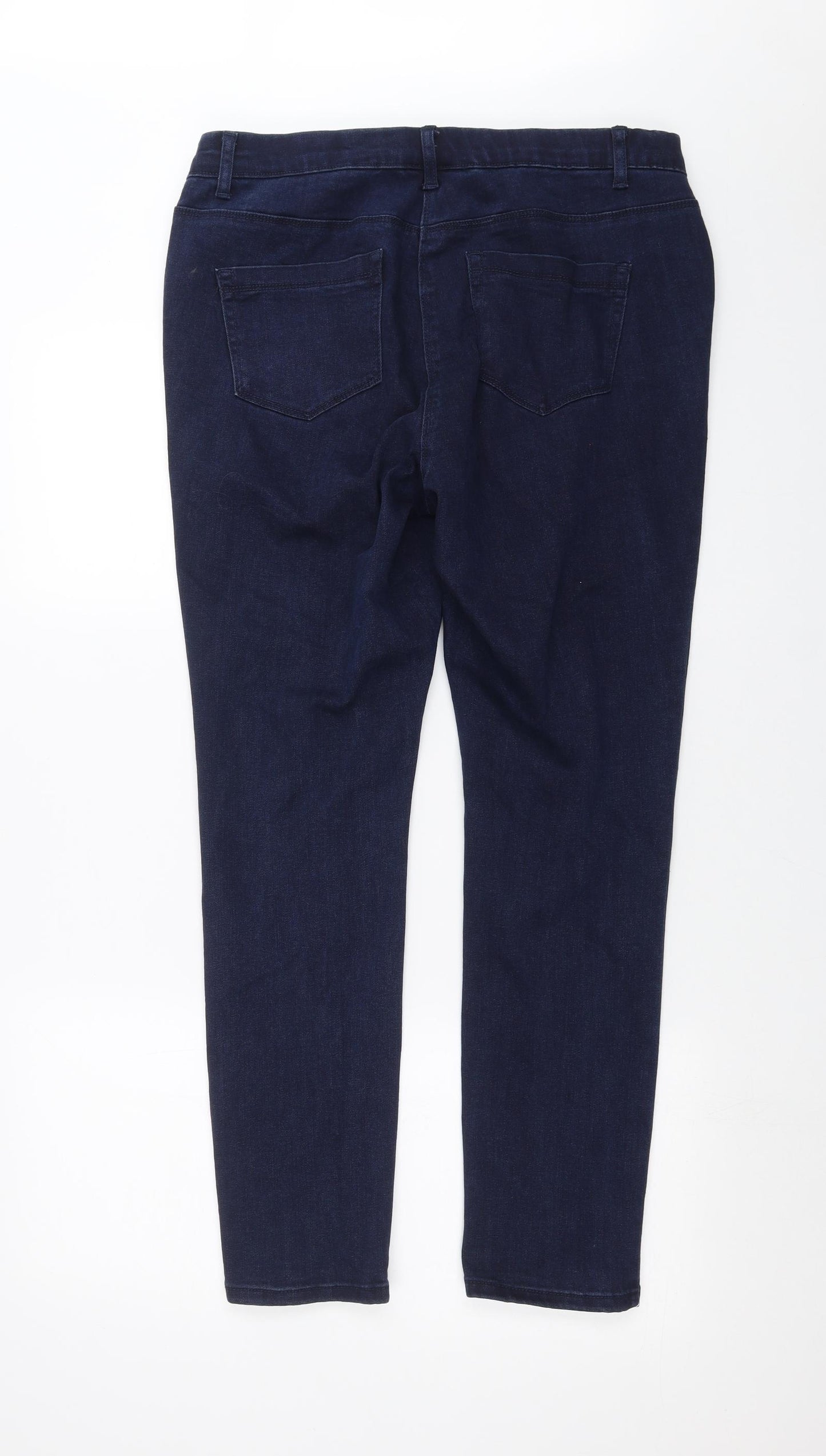 Roman Womens Blue  Denim Jegging Jeans Size 16 L29 in