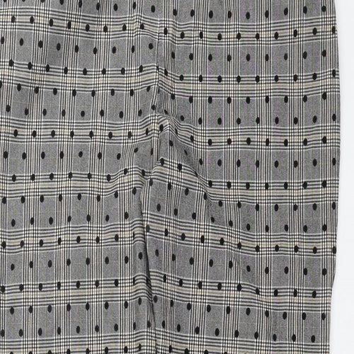 Roman Womens Grey Check  Trousers  Size 20 L27 in