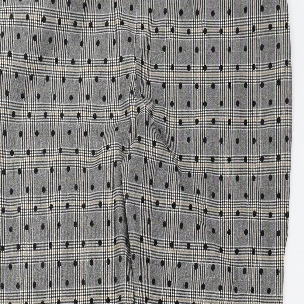 Roman Womens Grey Check  Trousers  Size 20 L27 in