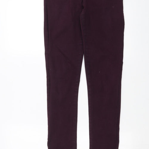 Topshop Womens Purple  Denim Skinny Jeans Size 28 in L30 in
