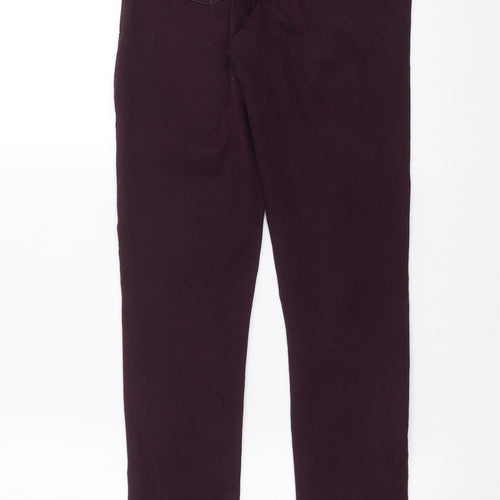 Topshop Womens Purple  Denim Skinny Jeans Size 28 in L30 in