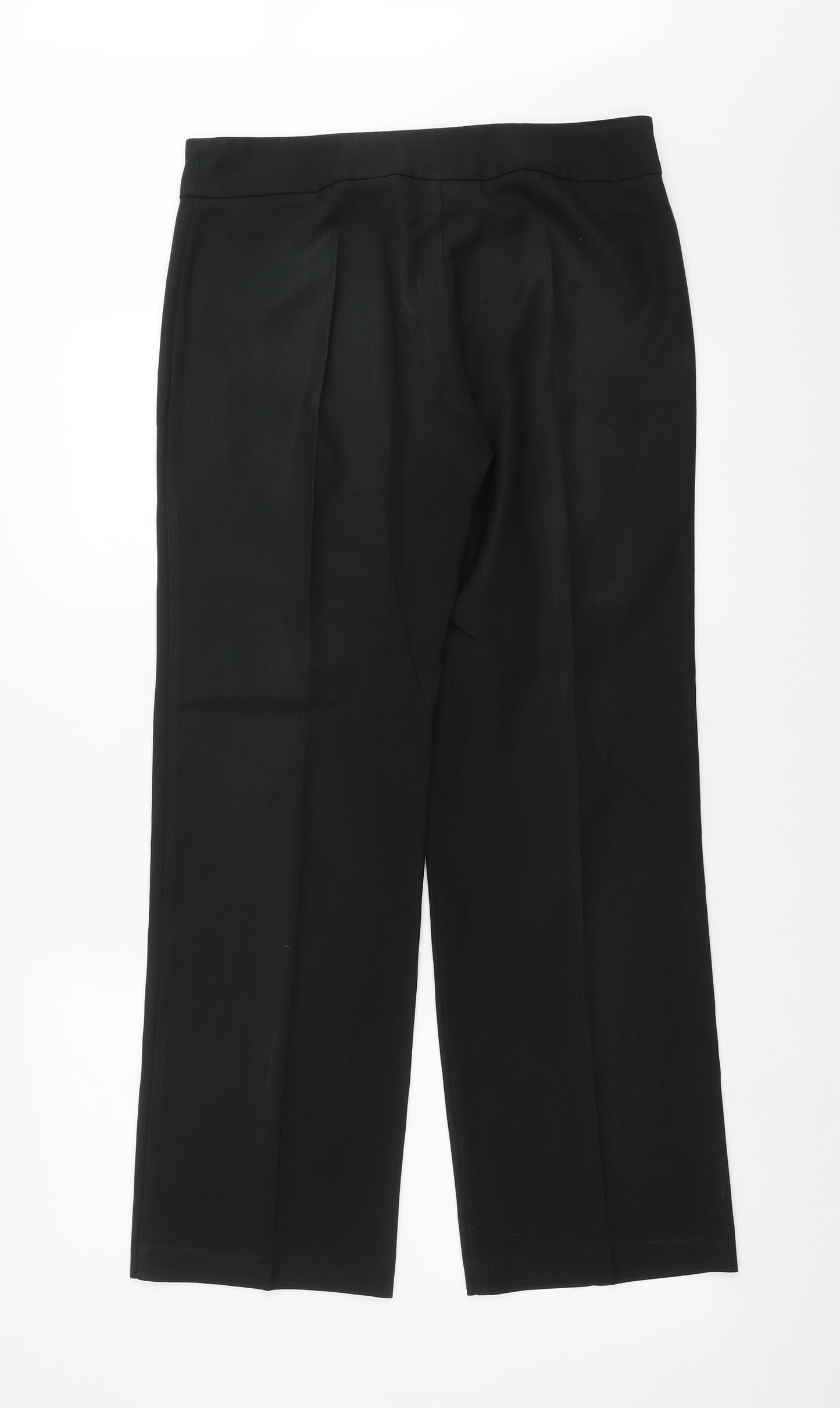 Inline Womens Black   Trousers  Size 12 L29 in