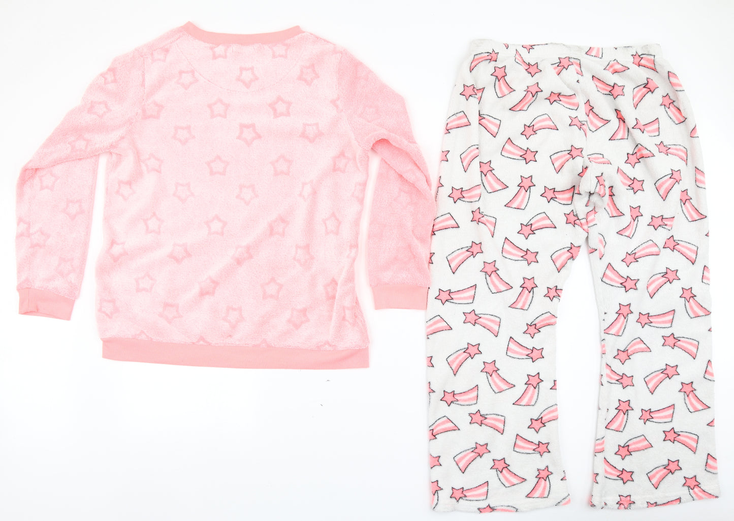 love to lounge Womens Pink Solid  Top Pyjama Set Size L