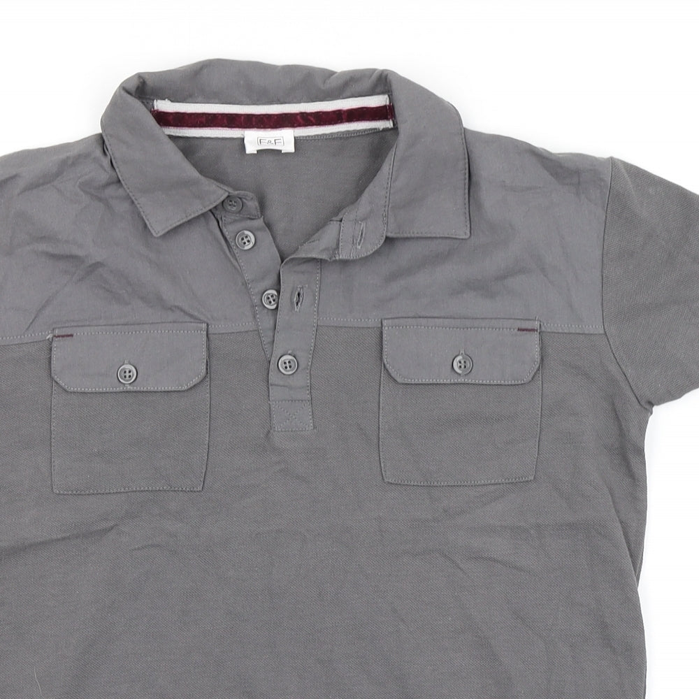 F&F Boys Grey   Basic Casual Size 8-9 Years