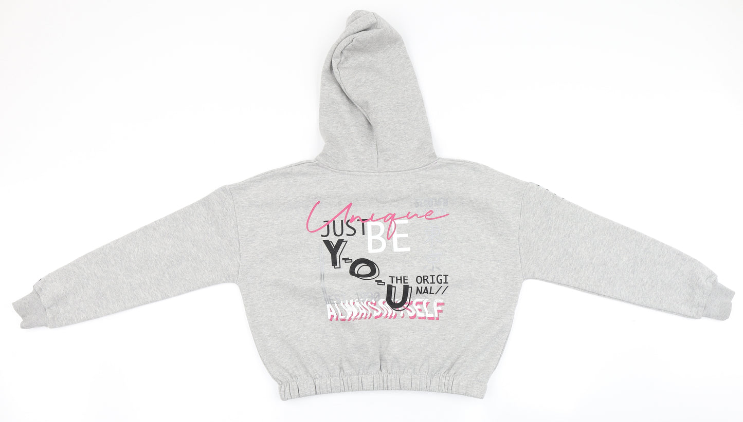 George Girls Grey   Pullover Hoodie Size 11-12 Years