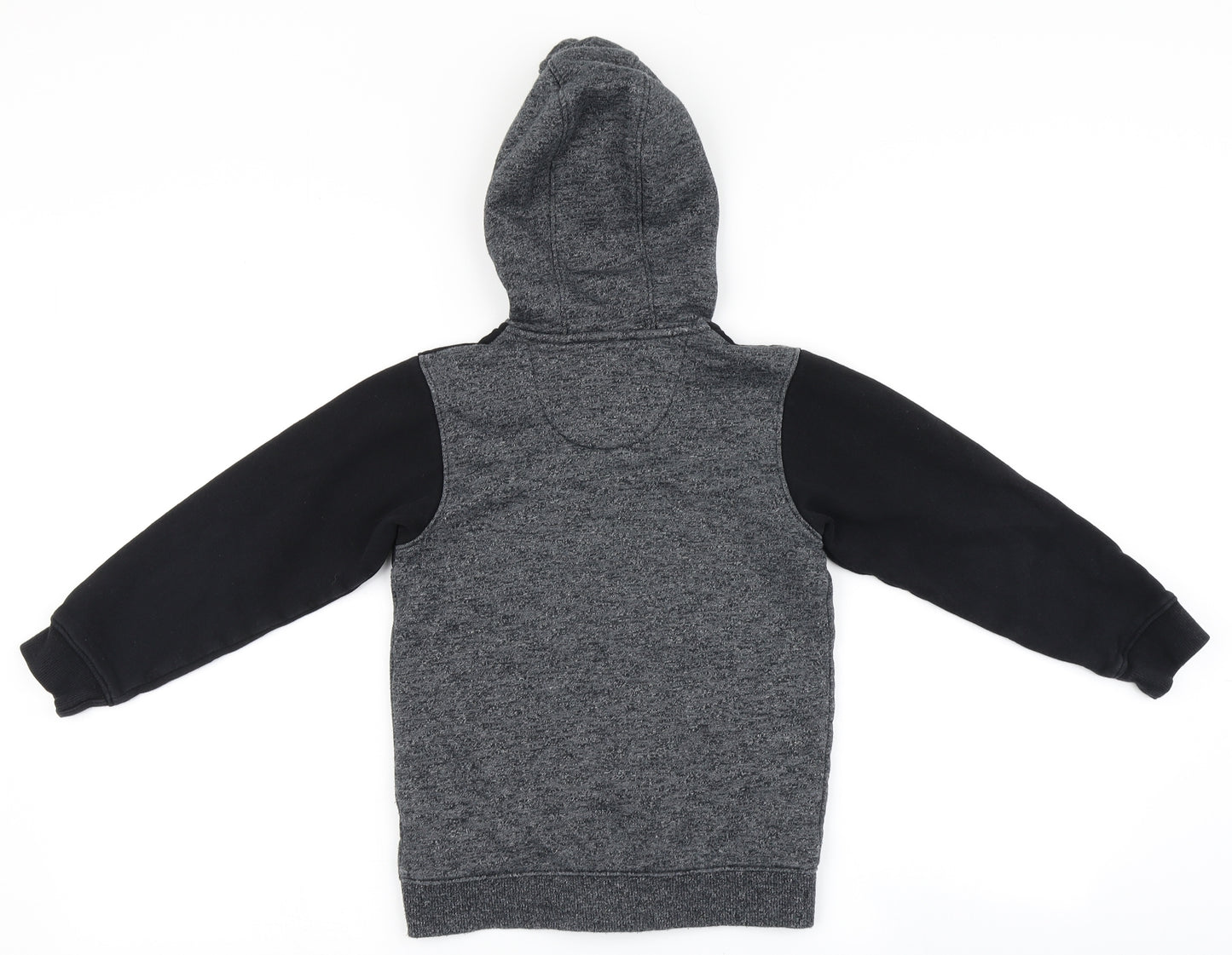 Matalan Boys Grey   Full Zip Hoodie Size 7 Years