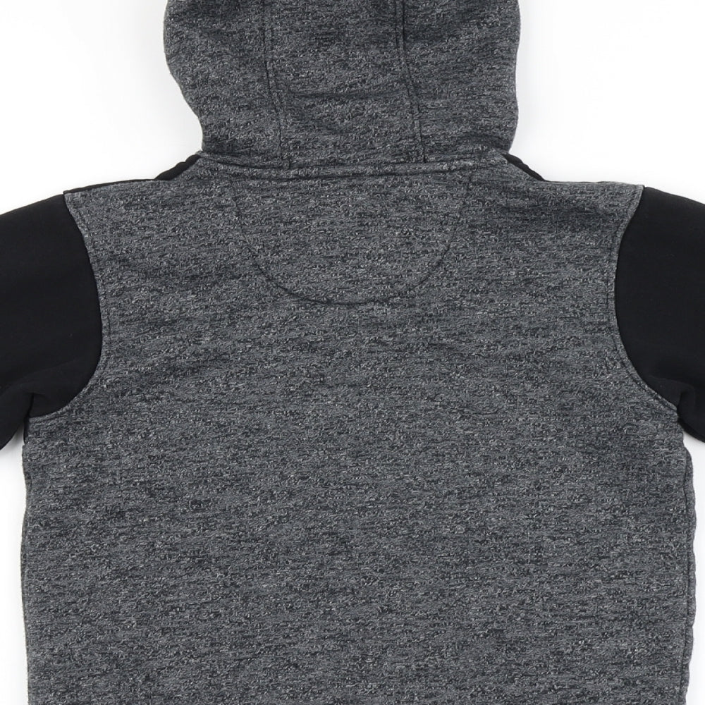 Matalan Boys Grey   Full Zip Hoodie Size 7 Years