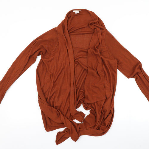 H&M Womens Orange   Cardigan Jumper Size XL