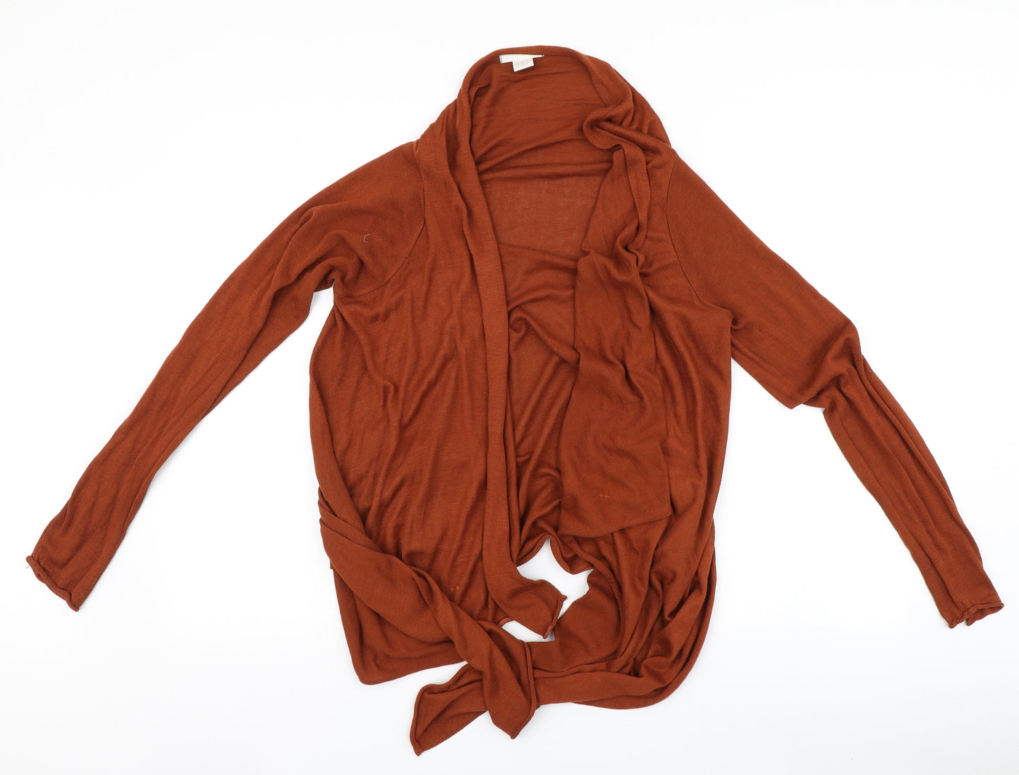 H&M Womens Orange   Cardigan Jumper Size XL