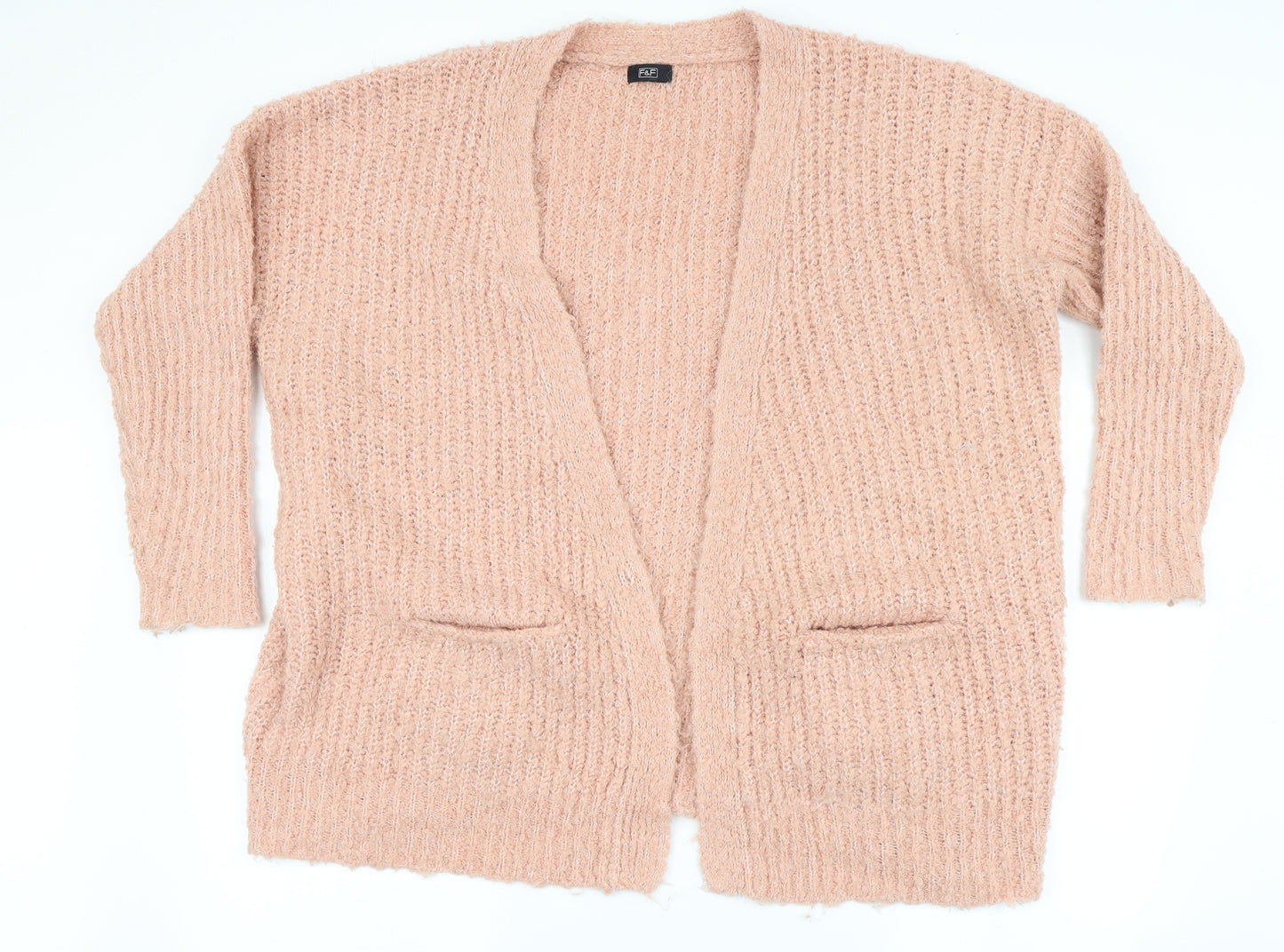 F&F Womens Pink   Cardigan Jumper Size 14