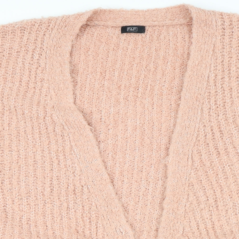 F&F Womens Pink   Cardigan Jumper Size 14