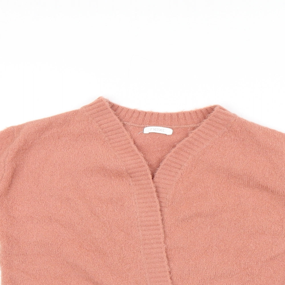 NEXT Girls Pink   Cardigan Jumper Size 6 Years