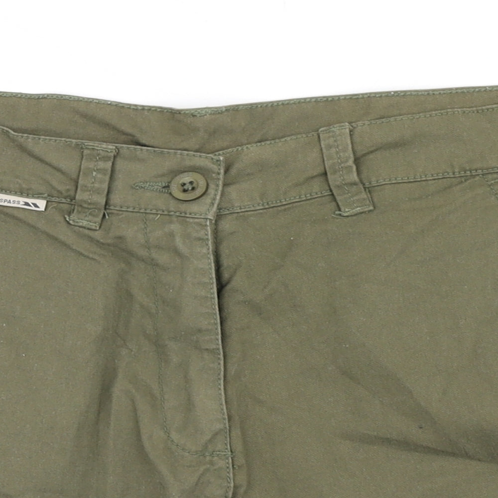 Trespass Womens Green   Cargo Shorts Size XL