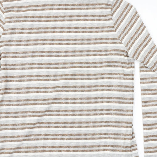 Marks and Spencer Womens Multicoloured Striped  Pullover Jumper Size 16