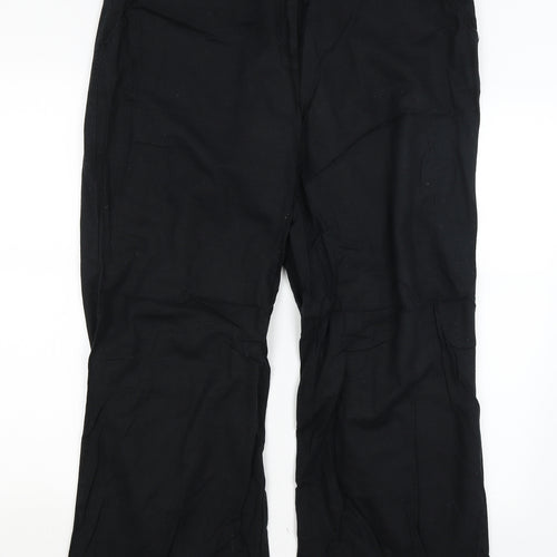 George Womens Black   Trousers  Size 16 L27 in