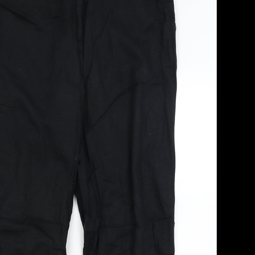 George Womens Black   Trousers  Size 16 L27 in