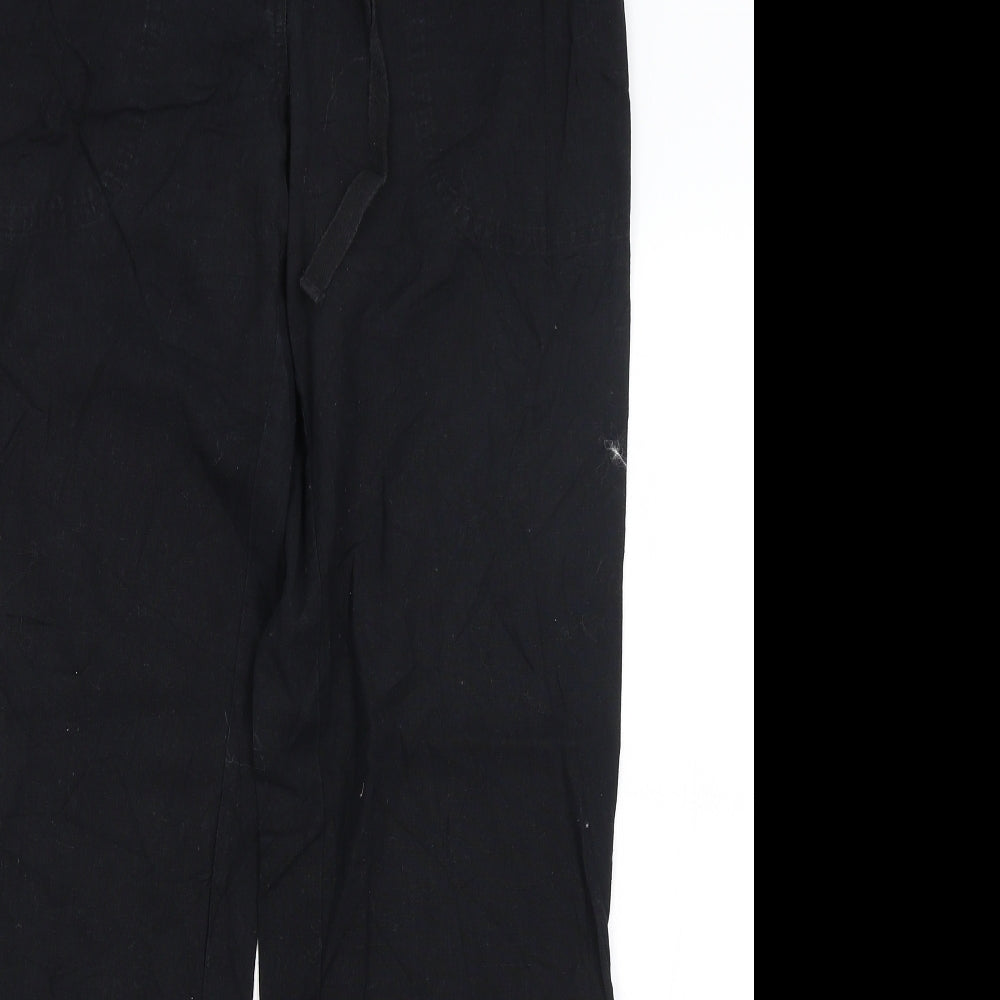 Colours Womens Black   Trousers  Size 12 L32 in
