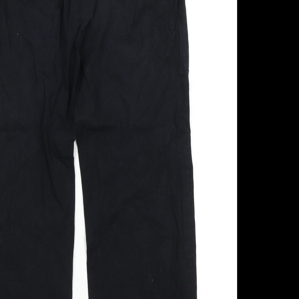 Colours Womens Black   Trousers  Size 12 L32 in