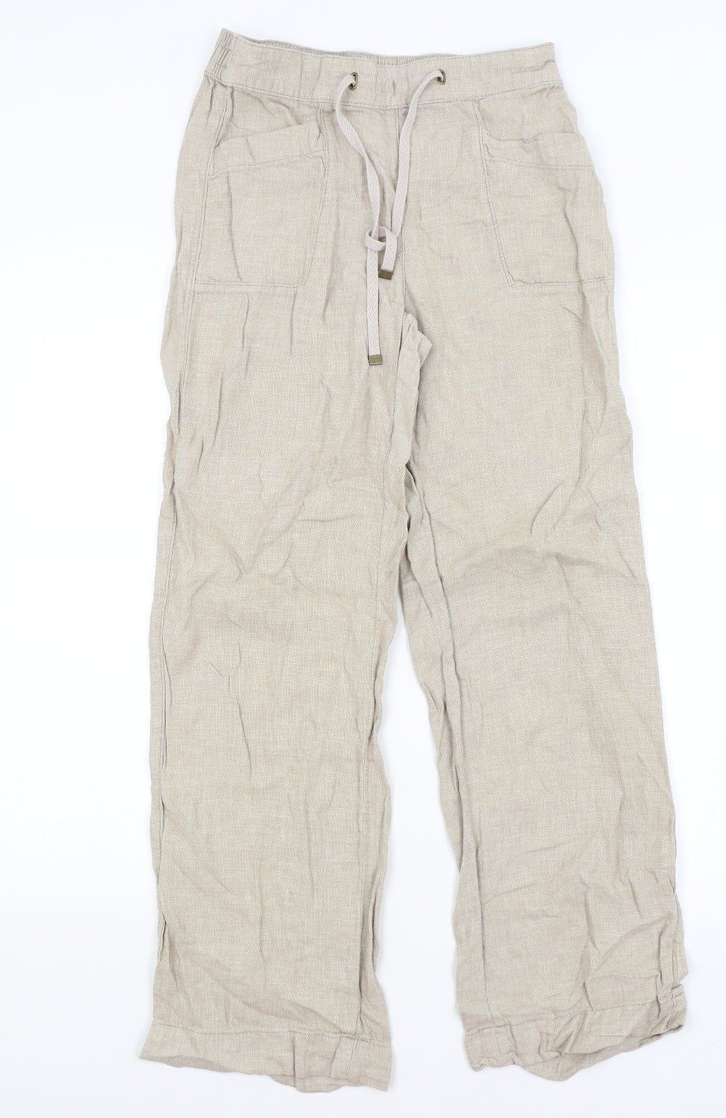 George Womens Beige   Trousers  Size 8 L27.5 in