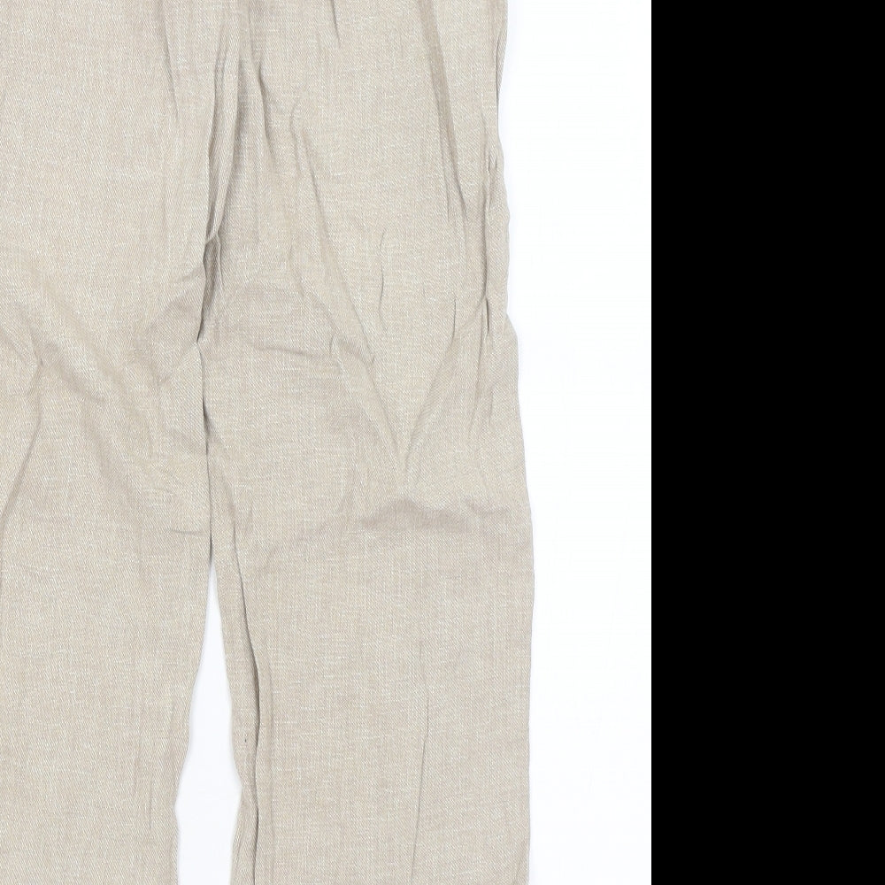 George Womens Beige   Trousers  Size 8 L27.5 in