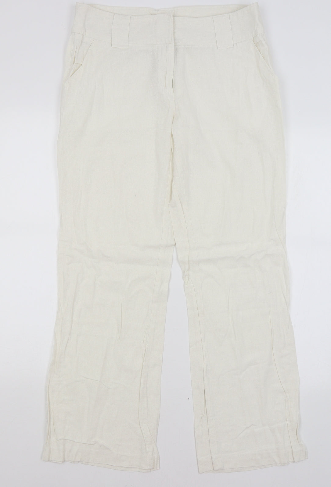 Atmosphere Womens White   Trousers  Size 14 L29 in