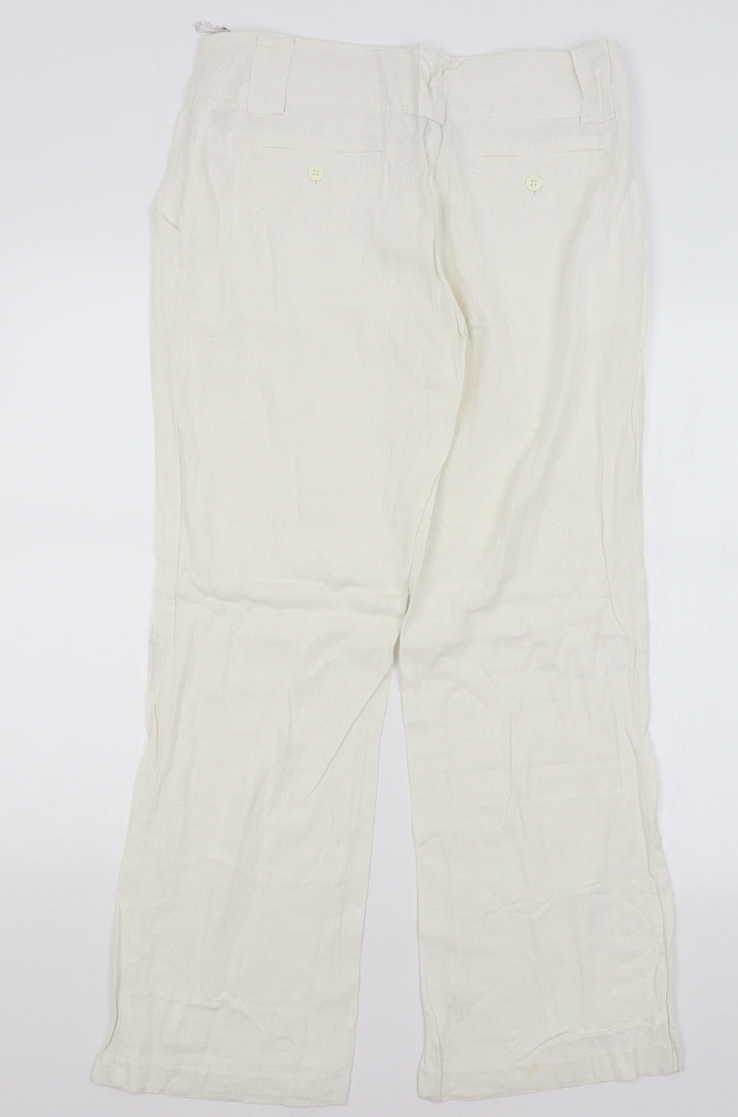 Atmosphere Womens White   Trousers  Size 14 L29 in