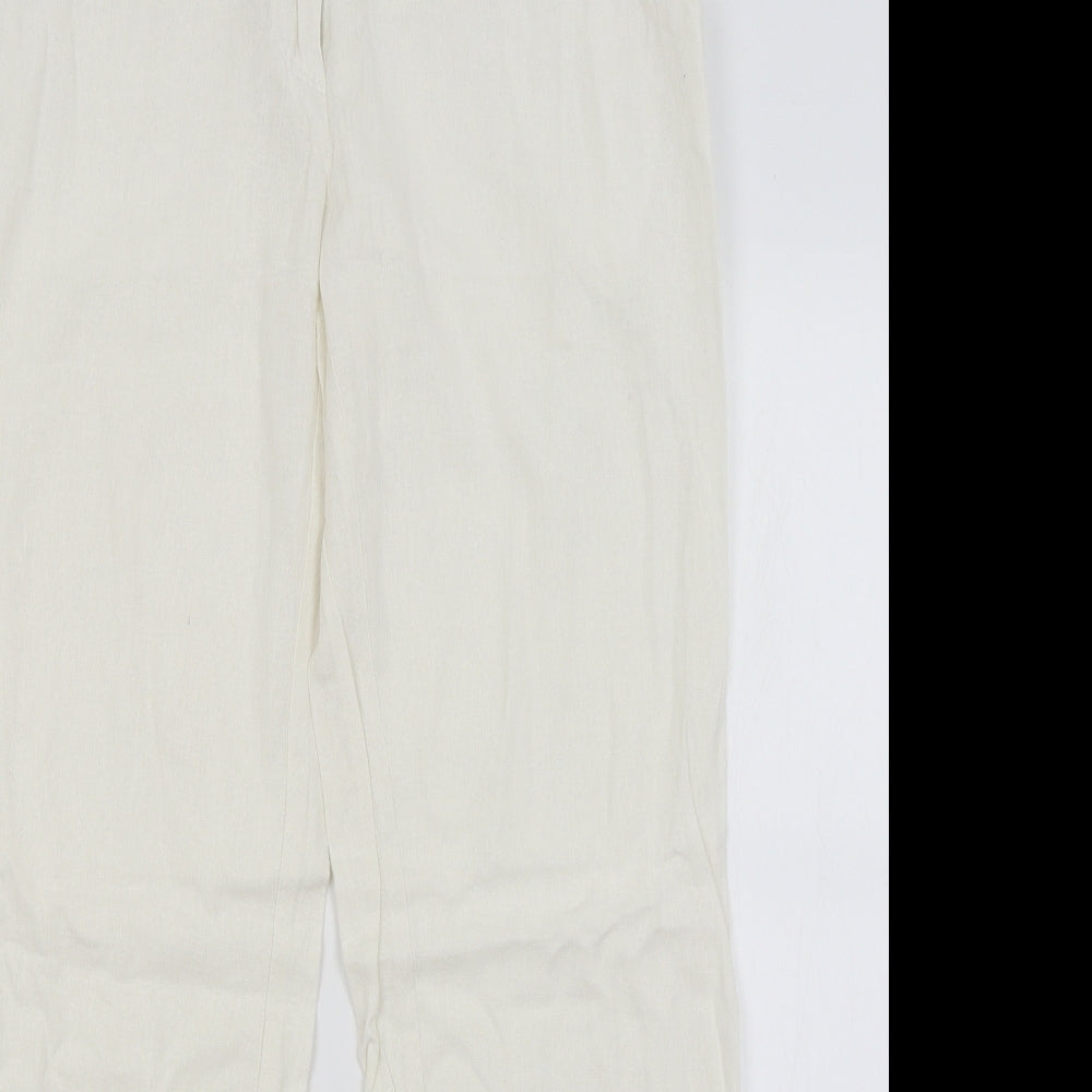 Atmosphere Womens White   Trousers  Size 14 L29 in