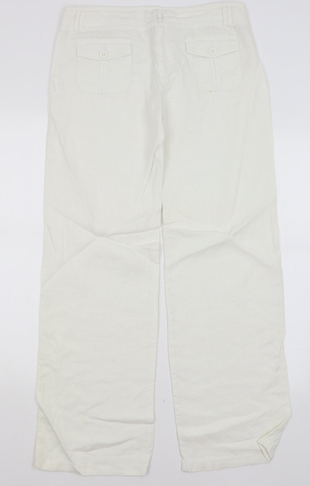 Tsega Womens White   Trousers  Size 12 L31 in