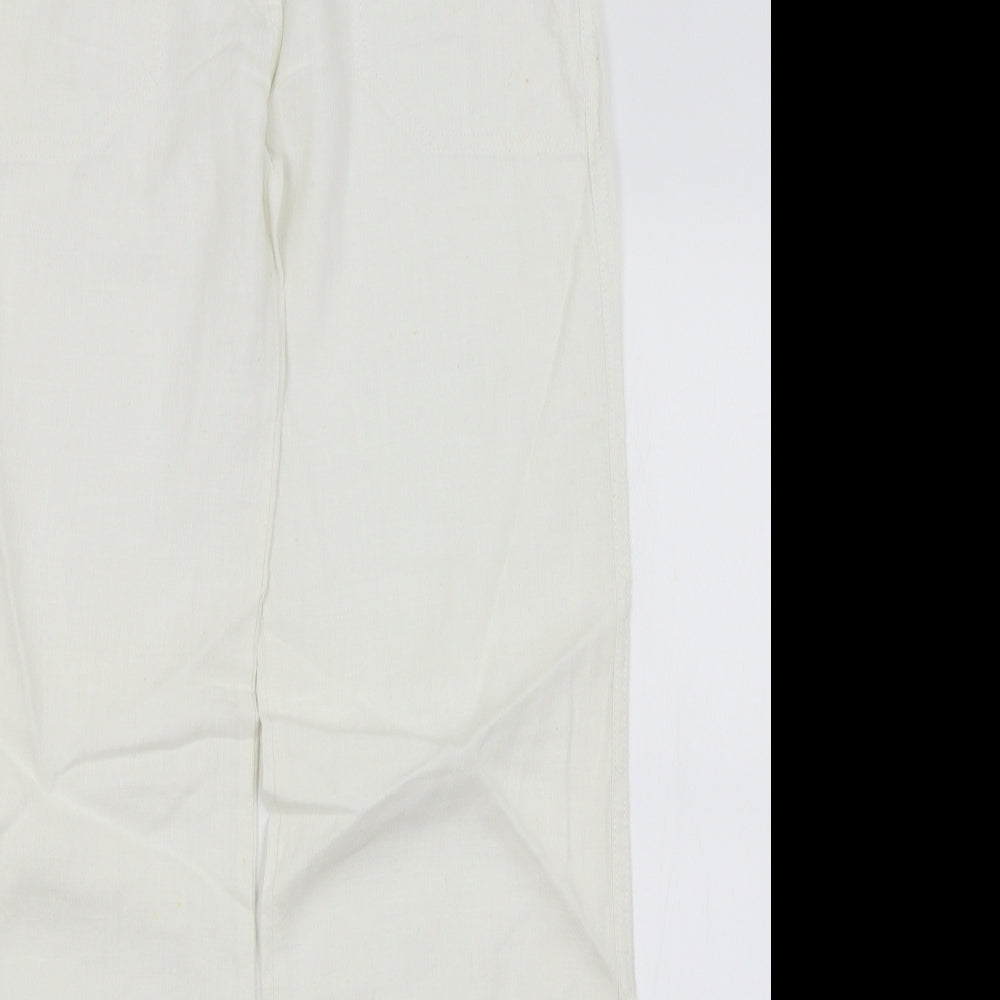 Tsega Womens White   Trousers  Size 12 L31 in