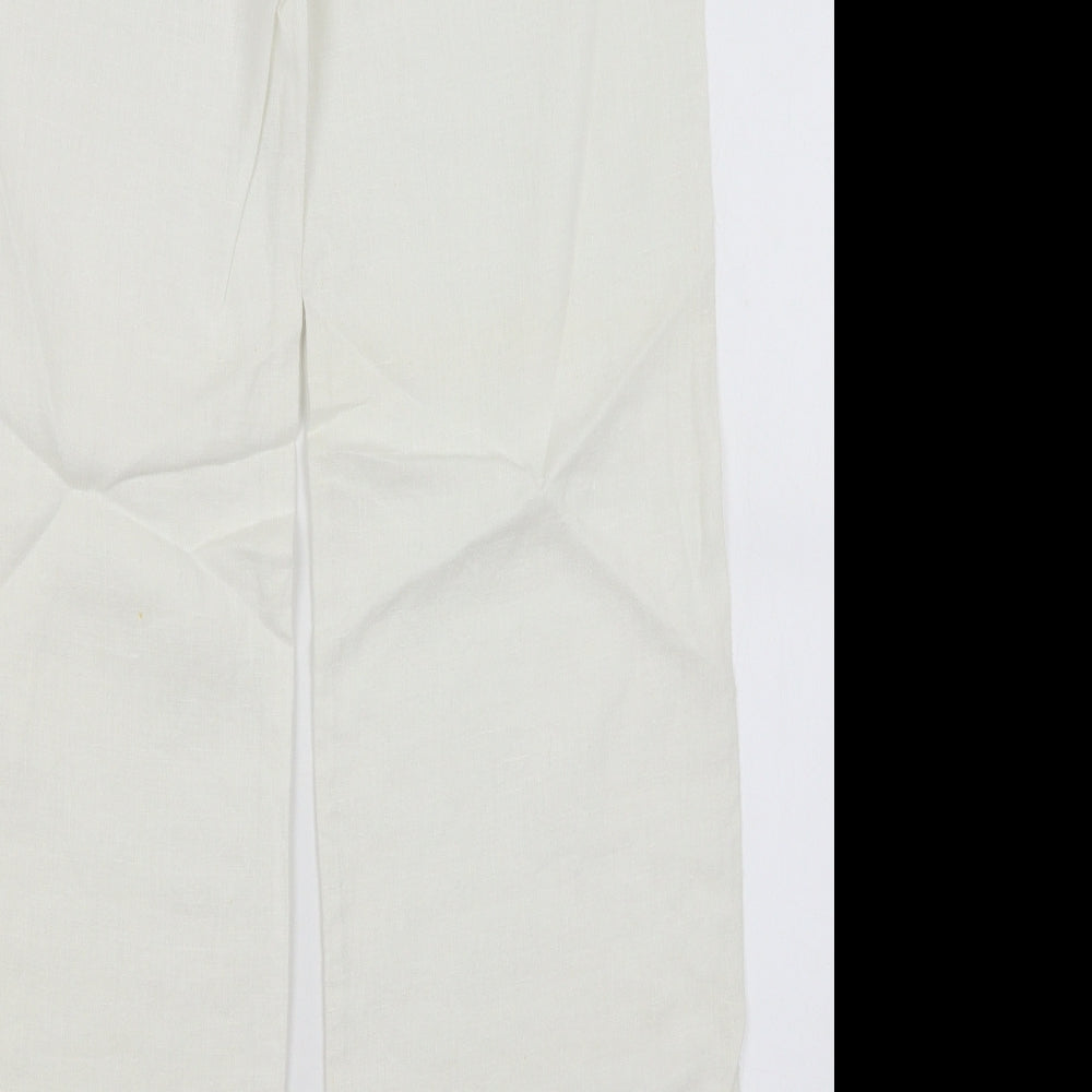 Tsega Womens White   Trousers  Size 12 L31 in