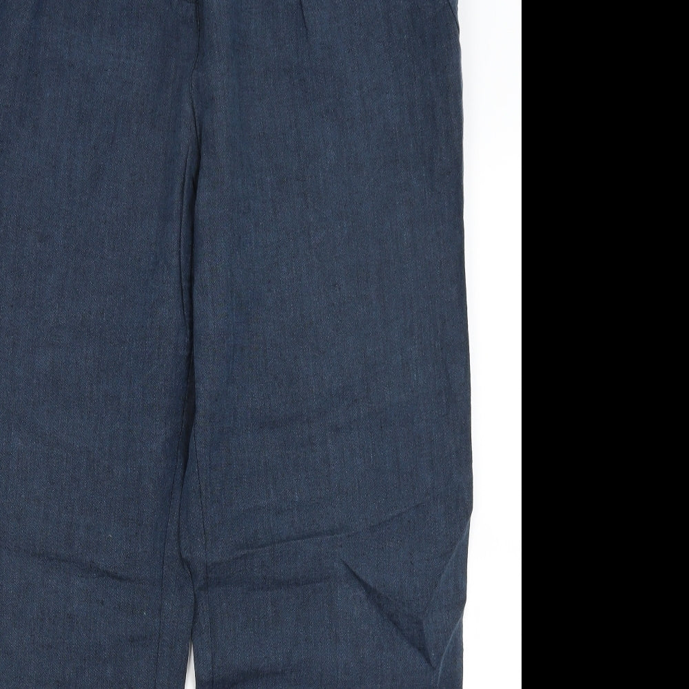 Monsoon Womens Blue   Trousers  Size 16 L29.5 in