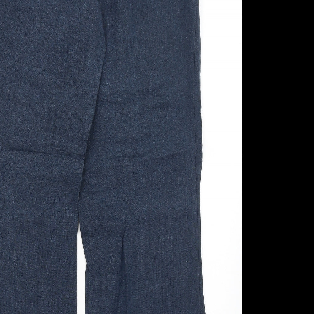 Monsoon Womens Blue   Trousers  Size 16 L29.5 in