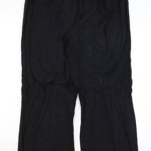 BHS Womens Black   Trousers  Size 16 L28 in