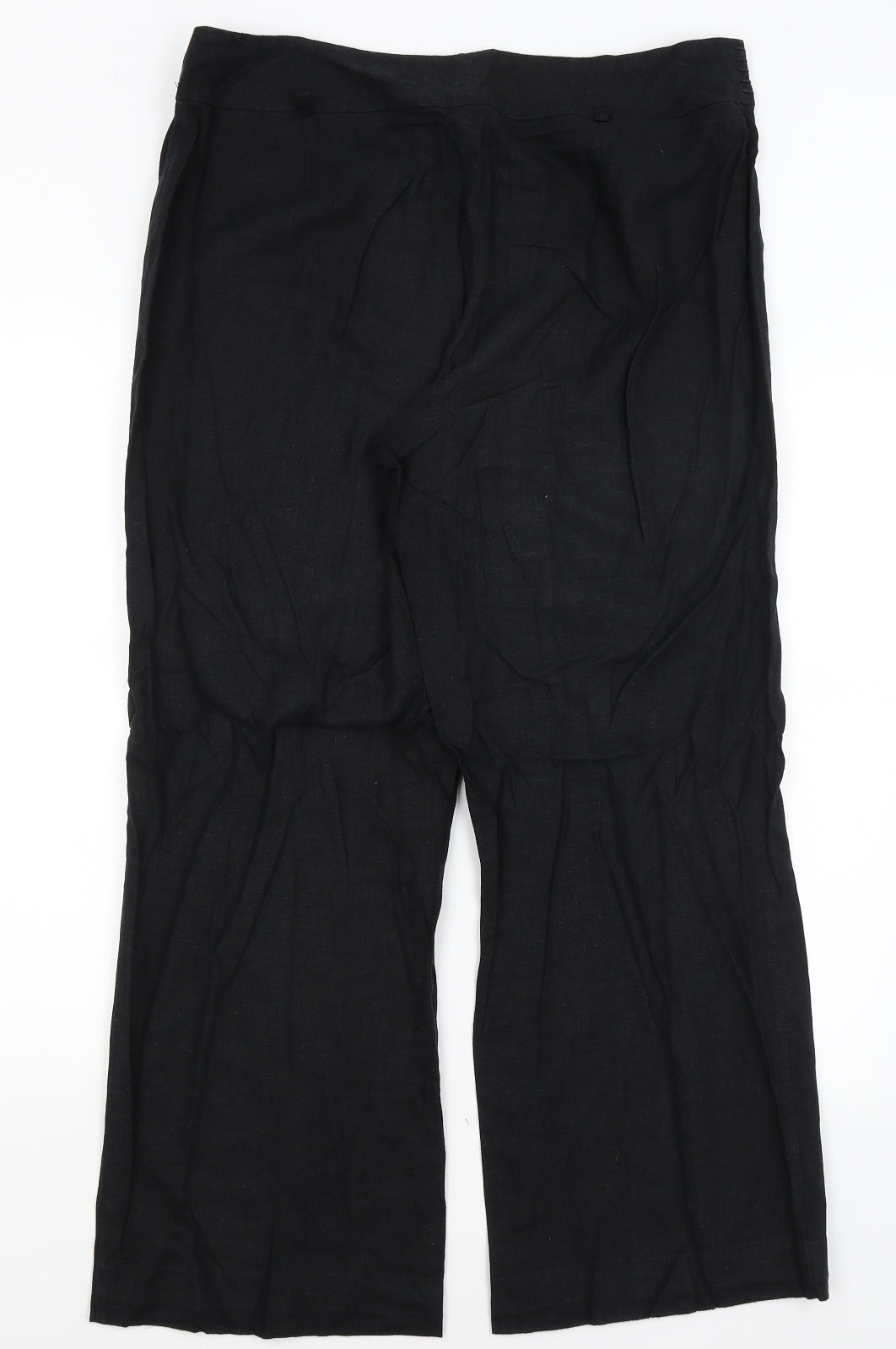 BHS Womens Black   Trousers  Size 16 L28 in