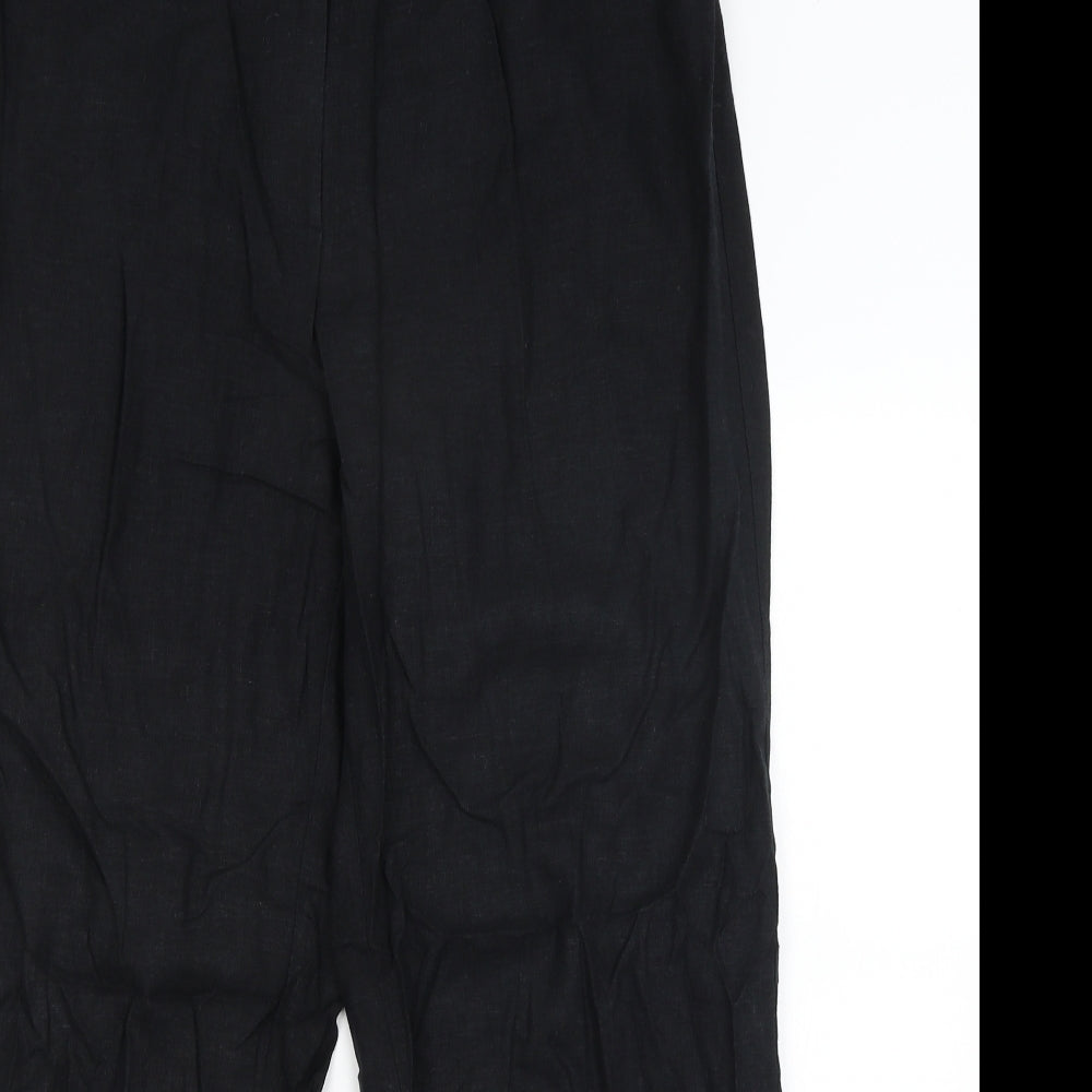 BHS Womens Black   Trousers  Size 16 L28 in
