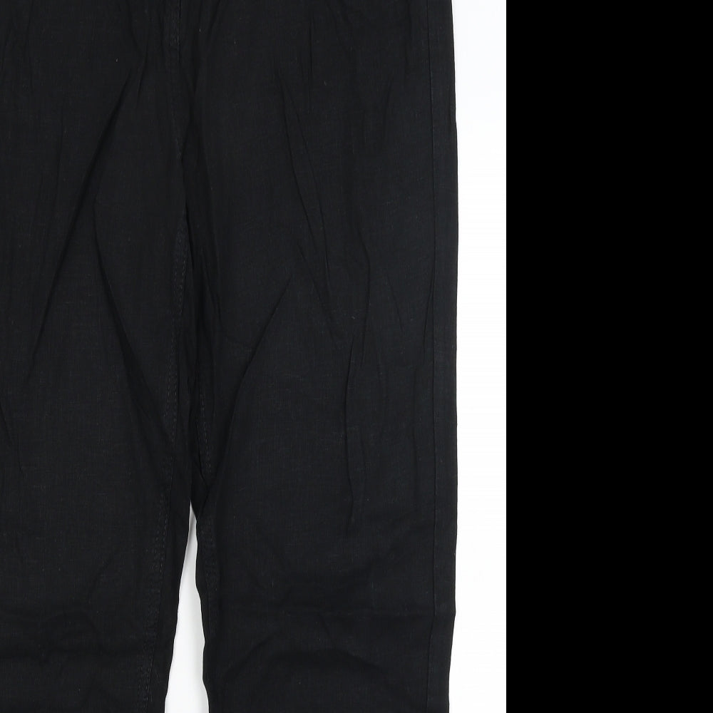NEXT Womens Black   Trousers  Size 14 L28 in