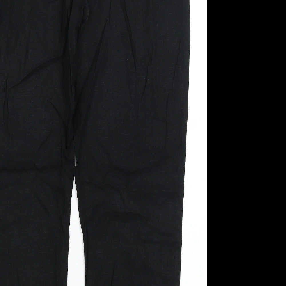 NEXT Womens Black   Trousers  Size 14 L28 in