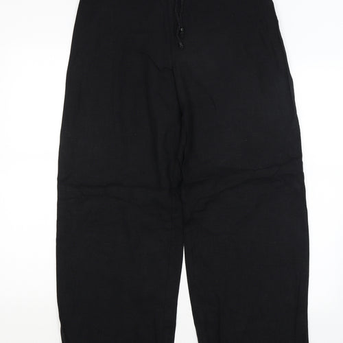 essence Womens Black   Trousers  Size 16 L28 in