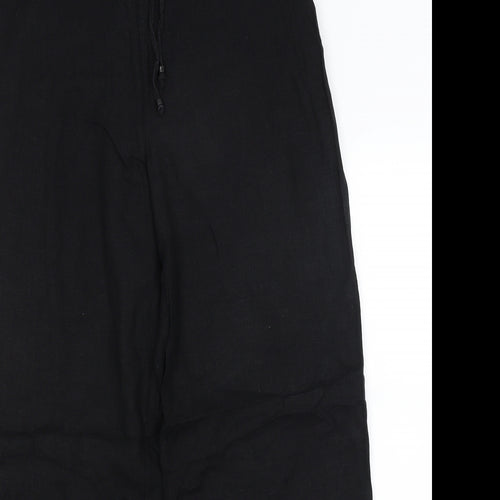 essence Womens Black   Trousers  Size 16 L28 in