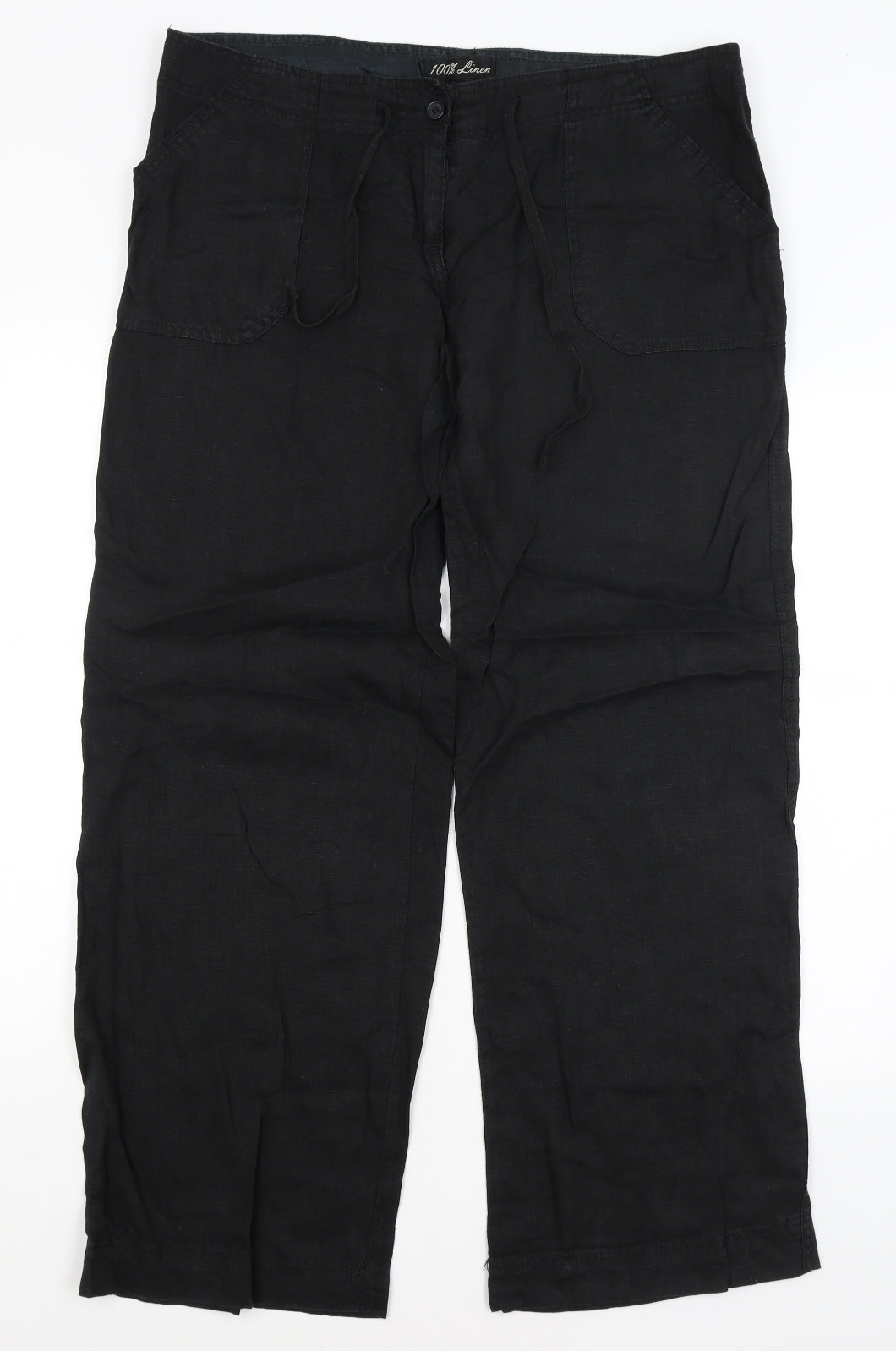 Atmosphere Womens Black   Trousers  Size 14 L31 in