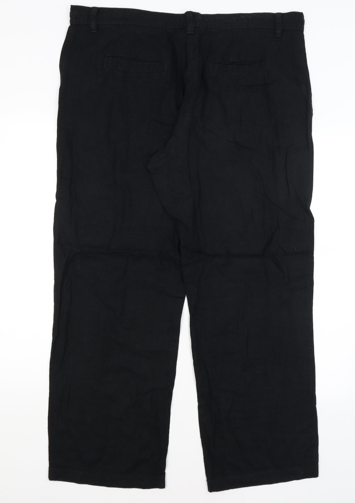 Collection Womens Black   Trousers  Size 18 L29.5 in
